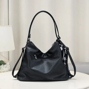 Qfdian Y2k Aesthetic Trendy Casual Tote Bags Vintage All Match Women High-capacity Handbags Fashion Rivet Skull Shoulder Underarm Bag